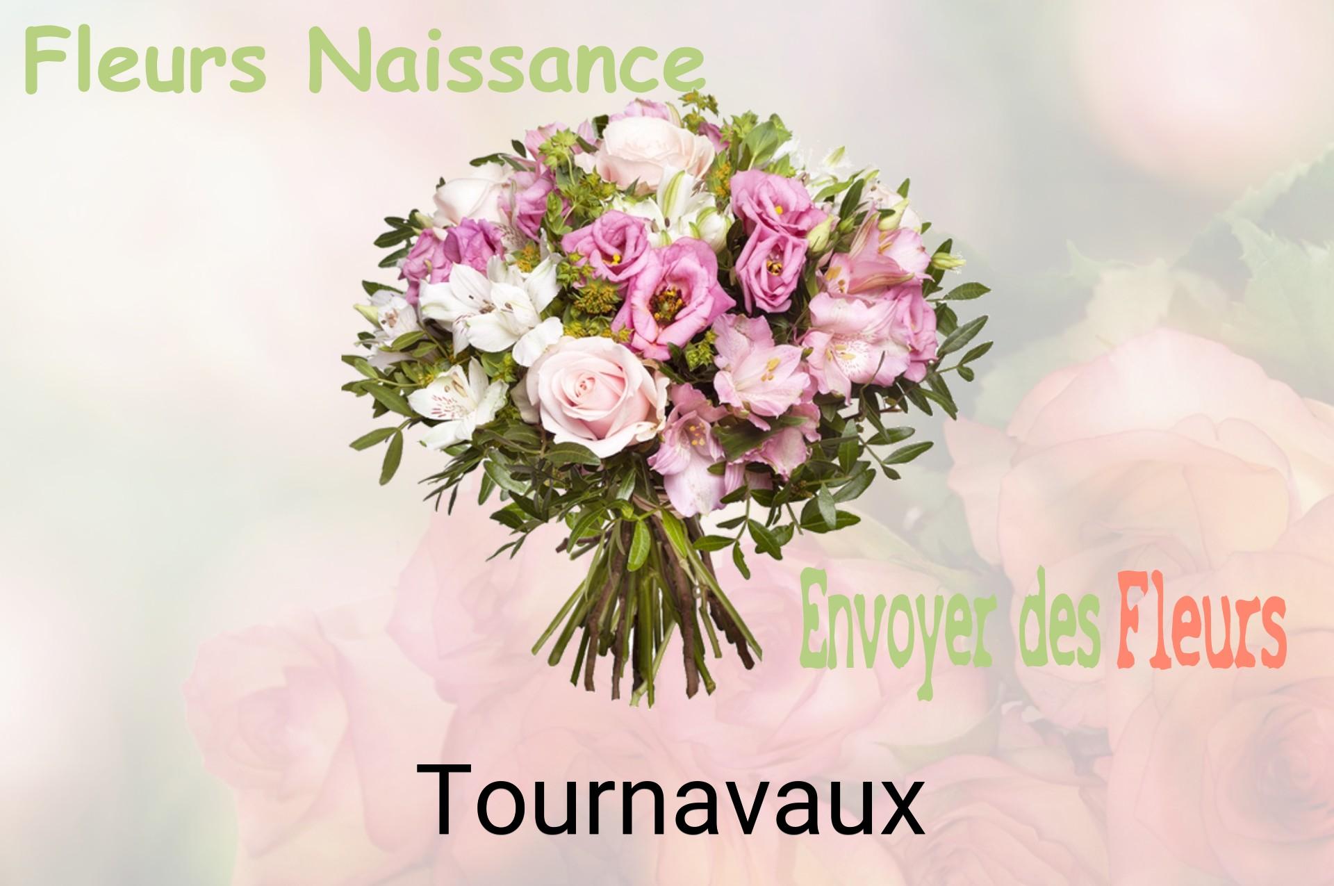 Bouquet de fleurs de naissance livré à Tournavaux